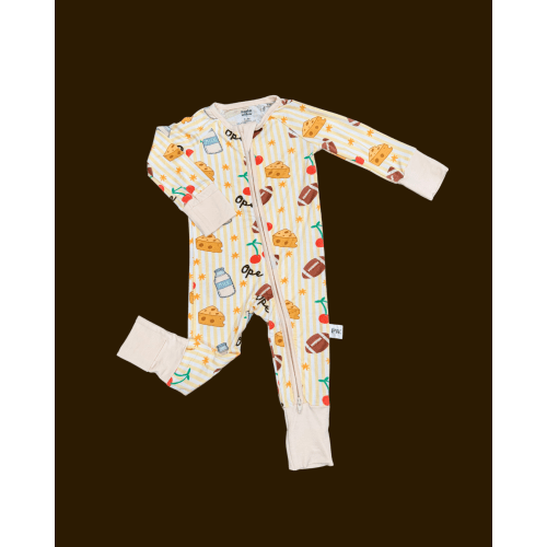 Wisconsin Zip Pajamas for Babies | Frankie Willow