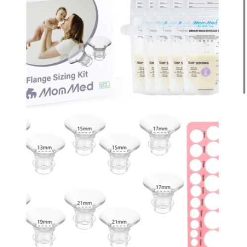 MomMed Flange Sizing Kit (10PCS) flange Inserts for 24mm Shields