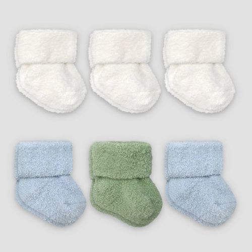 Carter's Just One You® Baby Boys' Ankle Socks 6pk - Blue 0-3M