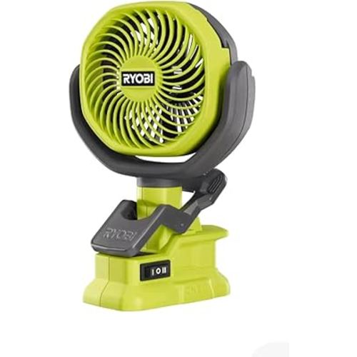 Birsppy RYOBI 18V ONE+ Cordless 4 in Clamp Fan (Tool Only)
