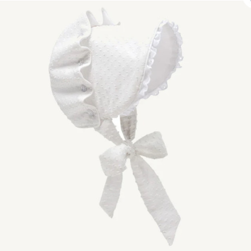 Bellefaire Bonnet - Worth Avenue White Dallas Dot