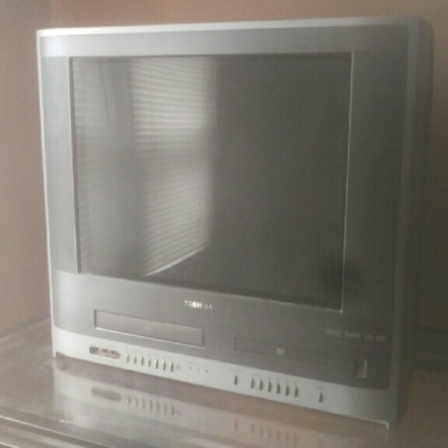 TV with DVD and VCR built in