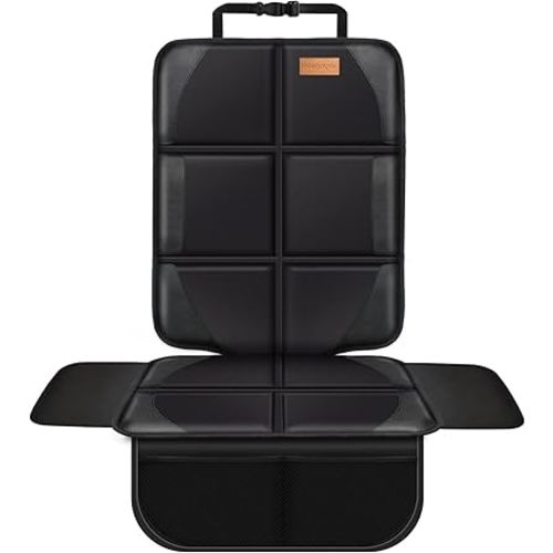 Bacgnyer Car Seat Protector, 1 Pack of Seat Protectors, Thickest Padded 600D Fabric Padding, Waterproof, Durable, Anti Slip Backing, Child Seat Protection, Suitable for Babies, Toddlers, Children