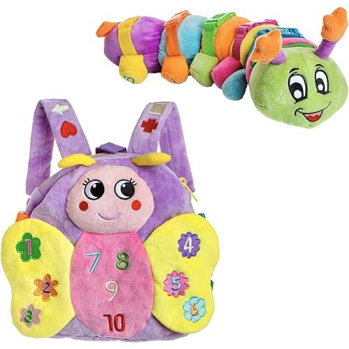Buckle Toys - Blossom Butterfly and Bentley Caterpillar Bug Buddies Bundle