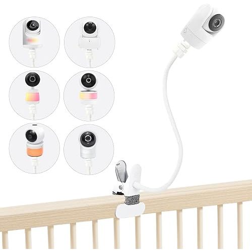 JAMYOK Baby Monitor Mount for VTech Advanced HQ Max, VM901/924/923/928/5263, RM5754/5755/5764/7764/5766/7766HD, BM5254, Leapfrog LF915/920/LF925HD/LF930HD/LF815HD/LF1726FHD/LF2936FHD, 16" Clip Mount