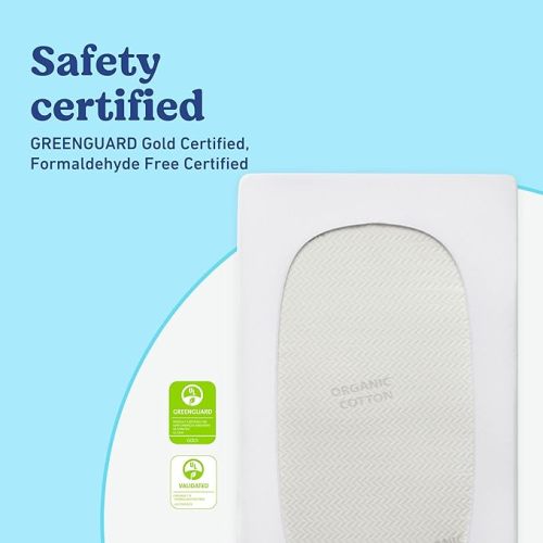 Graco Premium Waterproof Crib and Toddler Mattress Protector (1 Pack) – GREENGUARD Gold Certified, Machine-Washable & Dryer-Friendly, Waterproof Sleep Surface, Fits Baby Crib & Toddler Bed Mattress