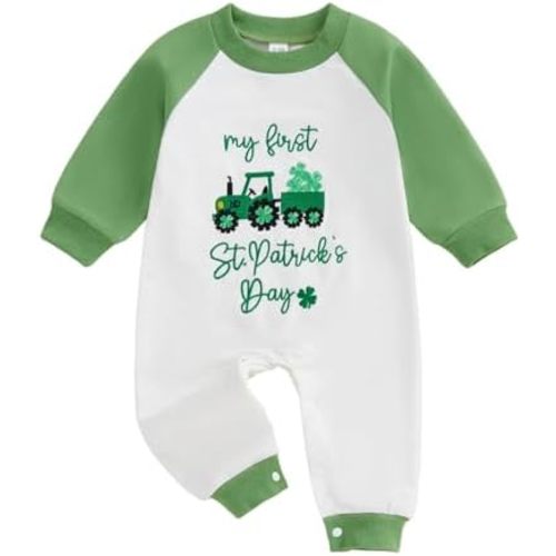BeQeuewll Newborn Girl Boy Thanksgiving Clothes Infant Sweatshirt Jumpsuit Turkey Romper Baby First Thanksgiving Outfit