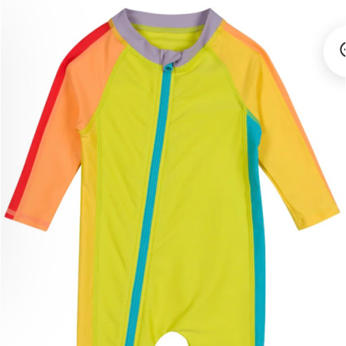 Sunsuit - Long Sleeve Romper Swimsuit | "Color Pop"
