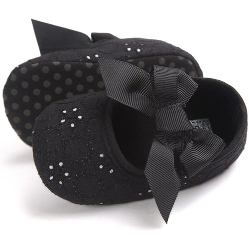 Baby Girls Princess Bowknot Soft Sole Cloth Crib Shoes Sneaker