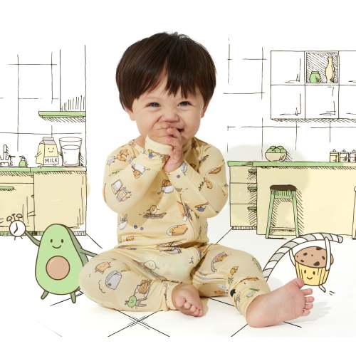 Bamboo Convertible Footie Pajamas | Bamboo Baby Pajamas - Bellabu Bear