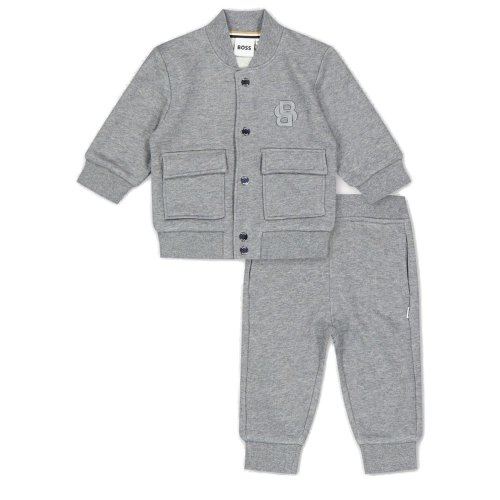 Boss Kids Logo-Patch Tracksuit