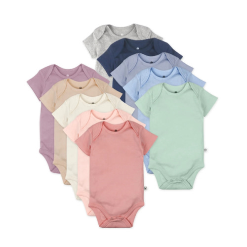 10-Pack Organic Cotton Short Sleeve Bodysuits | Honest Baby Clothing