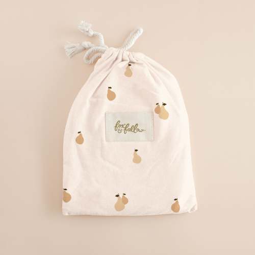 Golden Pears Organic Fitted Bassinet Sheet/Change Pad Cover