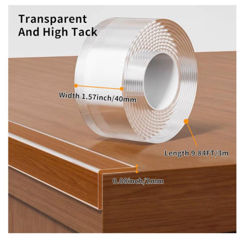 Amazon.com: 1.57 in x 9.84 FT,Corner Protector Baby,Clear Edge Protector Strip,Sharp Edge Wrap Cover Tape,Self Adhesive Protective Bumper Guards for Cabinet Door,Desk,Glass Table,Bed Furniture and Wall