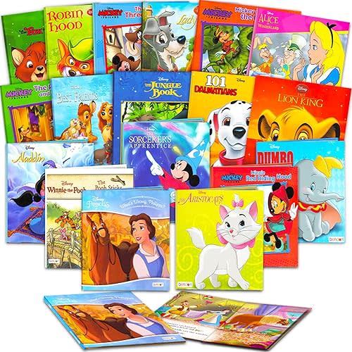 18 Bulk Disney Books for Kids Toddlers -- Assortment of 18 Disney Bedtime Stories, Hardcover (No Duplicates) Hardcover – November 2, 2021