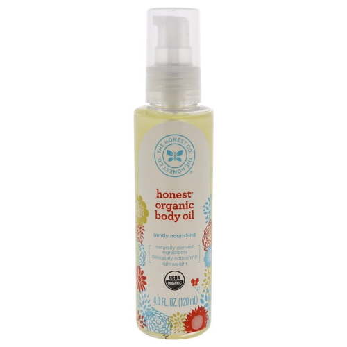Honest Organic Body Oil - 4 oz