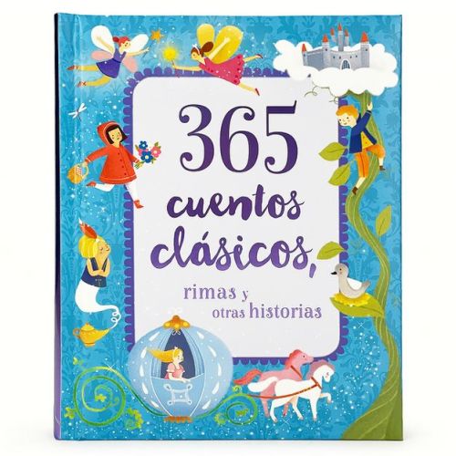 365 Cuentos Clasicos (Spanish Edition) - by Parragon Books (Hardcover)