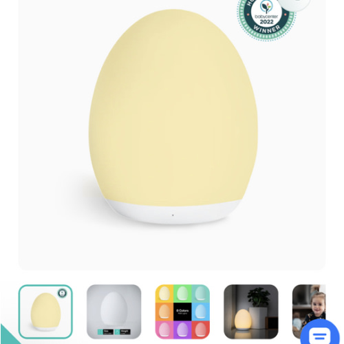VAVA Baby Egg Night Light with Touch Control