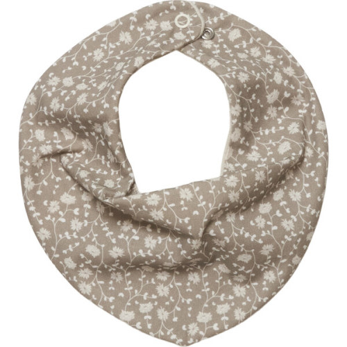 Babys Cotton Print Snap Back Button Bib, Breath - HutteliHut | Maisonette