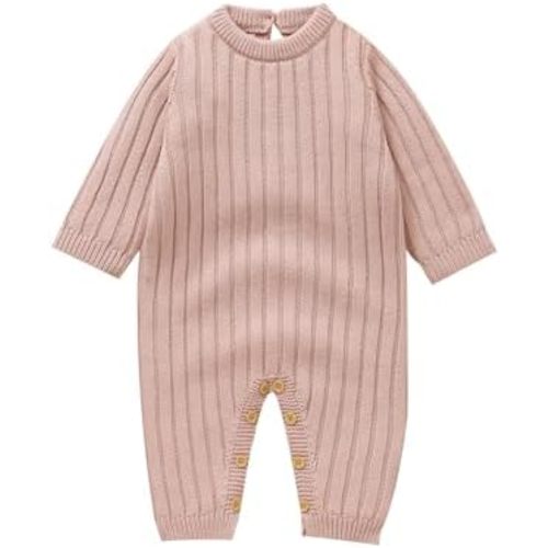 Cotton Baby Sweater Romper Knit Jumpsuit