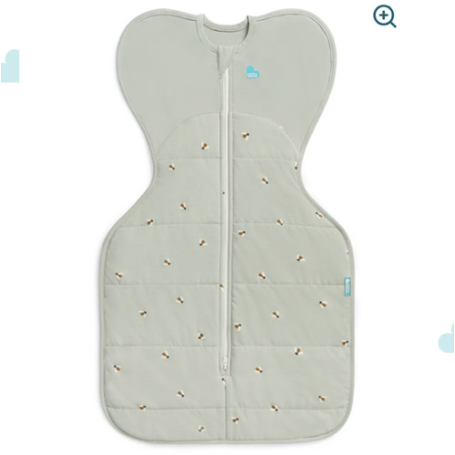 Swaddle Up™ 2.5 TOG Cotton Olive Bees