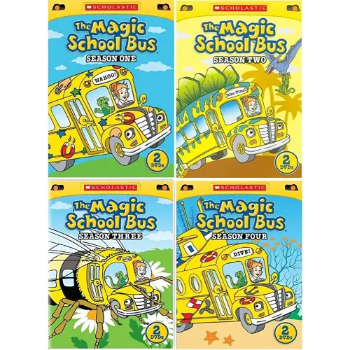 The Magic School Bus Complete Series: Seasons 1-4 (8 Disc DVD Set)