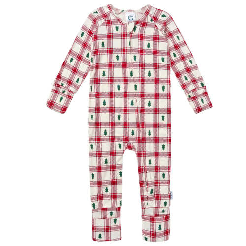 Infant & Toddler Neutral Plaid Tree Snug Fit Footless Pajamas – Gerber Childrenswear
