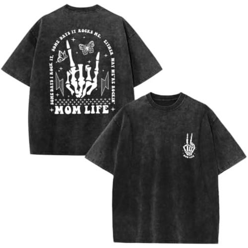 Nursing Shirts for Breastfeeding Zipper Mom Mama Shirt Women Skeleton Graphic Tees Maternity Tops
