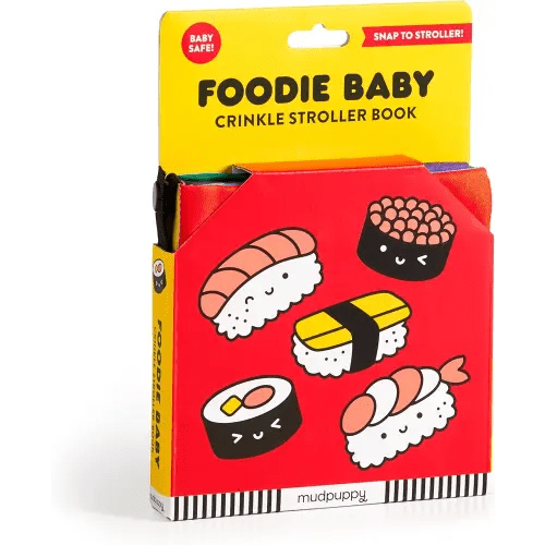 Foodie Baby – Delicious Early Development Crinkle Fabric Stroller Book for Toddlers and Babies