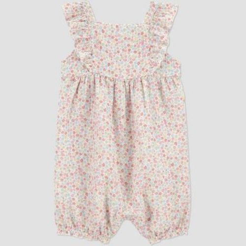 Carter's Just One You® Baby Girls' Floral Ruffle Romper - 9M
