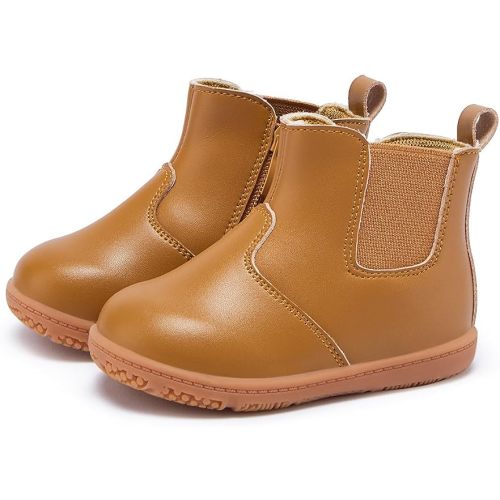 BMCiTYBM Baby Boys Girls Boots Infant Shoes First Walking Booties