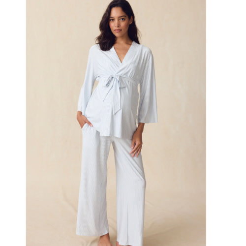 LAKE | Women | DreamModal Pajamas | Fog Maternity Kimono Bundle