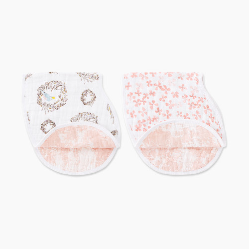 Aden + Anais Muslin Burpy Bib (2 Pack) - Birdsong