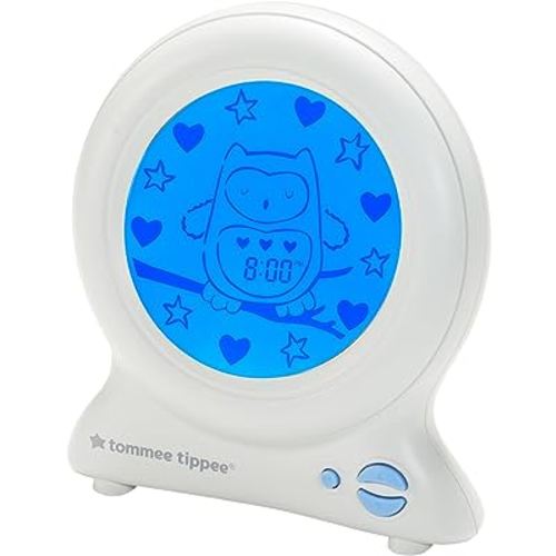 Tommee Tippee Groclock Sleep Trainer Clock |Alarm Clock and Nightlight for Young Children, USB-Powered