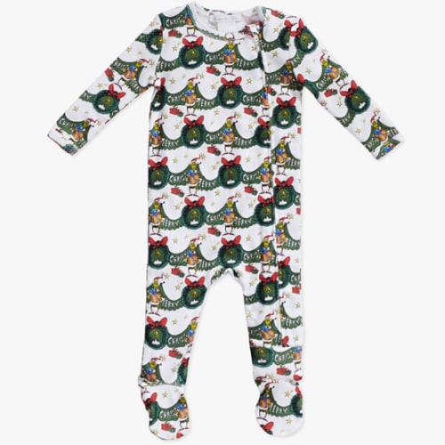 Dr. Seuss's The Grinch™ Wreath Organic Cotton Baby Pajama