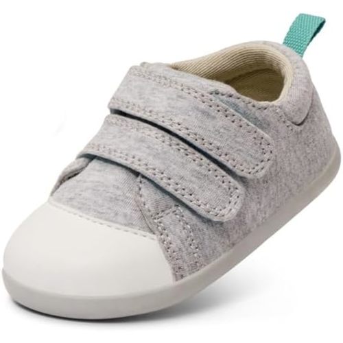 Ten Little First Walker Baby Shoes & Toddler Shoes for Boys & Girls - Lightweight, Breathable Cotton Baby Walking Shoes - Non-Slip, Wide-Feet Walking Shoes for Babies