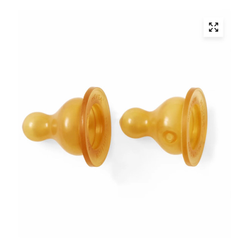 Standard Neck Baby Glass Bottle Nipples Two-Pack – Heveaplanet.com