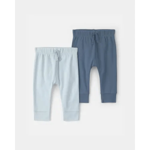 Baby Boy 2-Pack Cotton Pants - Blue