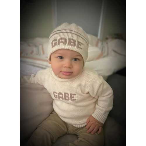 Classic Ribbed Pullover with Name or Monogram | personalized sweater | Baby shower gift | Baby custom pullover | Handmade pullover for kids|