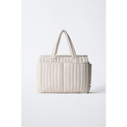 GINGHAM MATERNITY BAG