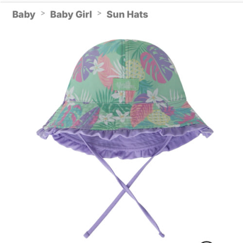 Baby Girl's Sun Hat | Reversible and Certified UPF 50+ – UV Skinz®