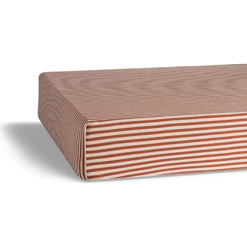 Parker Baby Co. Crib Sheet - Clay Stripe