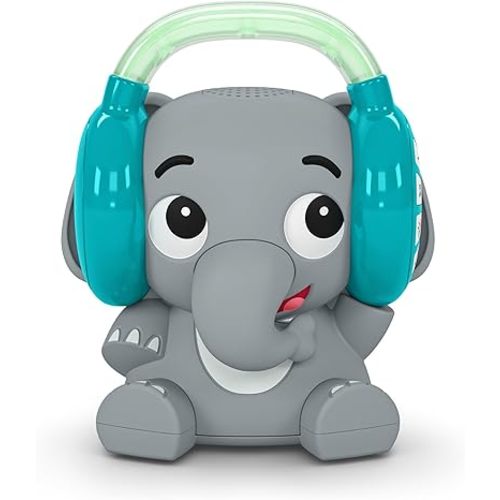 Baby Einstein Earl The Elephant Bluetooth Soother Sound Machine for Sleep, Stream Music and Color-Changing Night Light, Infant to Toddler