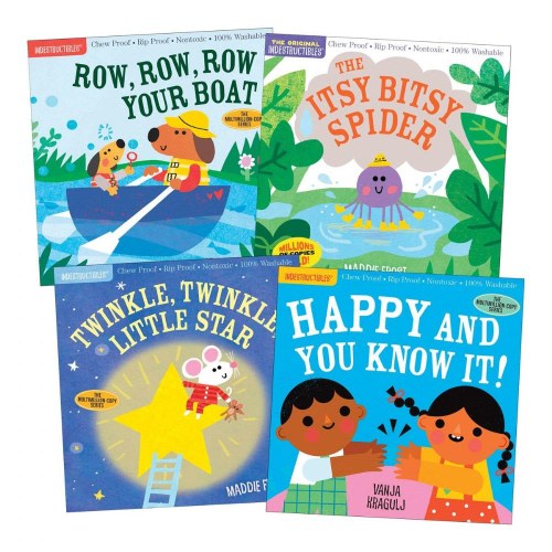 Indestructibles Nursery Rhyme Books - Set of 4