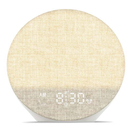 Dreamegg White Noise Sound Machine for Adult Sleep Sunrise Wake Up Alarm, 29 Soothing Sounds Therapy, White