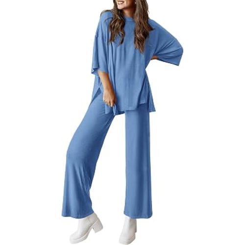 PRETTYGARDEN Two Piece Sets for Women Lounge Matching Set