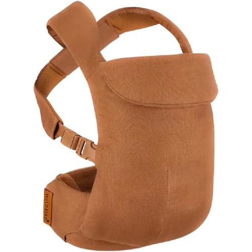 WildBird - Aerial Carrier - 7 to 45 lbs - for Moms, Dads & Caregivers - 100% Natural European Linen Fibers - Versatile & Adjustable - Small Size - Willow Fabric