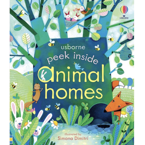 Peek Inside Animal Homes: A Lift-the-Flap Book About Nests, Dens, and Hives for Children (Ages 3-5)
