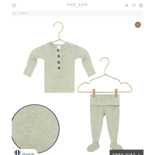 Collins Plush Knit Top + Bottoms