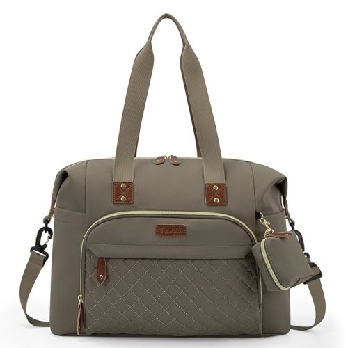 Tuwubi Diaper Bag Tote,Baby Diaper Bag with Pacifier Case